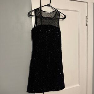 Dex Party Dress. Extra Small. Black. Low back.